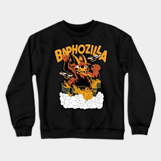 Baphozilla Funny Gift Idea Crewneck Sweatshirt